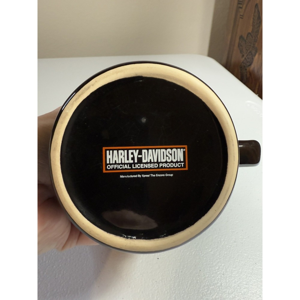 Harley Davidson Motor Cycles 20 oz Raised Logo Tall Mug - Picture 6 of 6